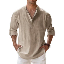 Laiso | Leinenhemd für Herren – Khaki
