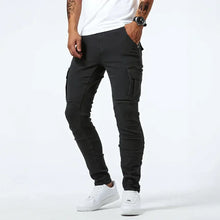 Brent | Moderne Cargo Jeans – Schwarz