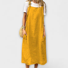 Mirta Denim Overalls – Gelb