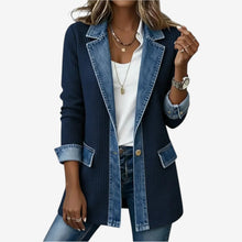 Kerensa - Soft-Touch-Übergangsjacke – Dunkelblau