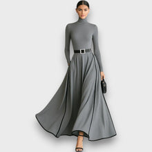 Mirelia – Elegantes Maxikleid – Grau