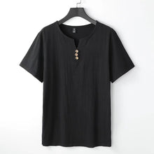 Leinen-T-Shirt mit Button-Down-Ausschnitt - Carter's – Schwarz