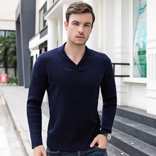 Strickpulli mit Rundhalsausschnitt - Lioran – Blau