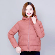 Carolin | Damen Winterjacke mit Kapuze und Reißverschluss – Rosa