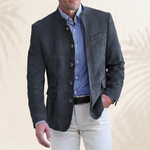 Philip - Komfortabler Freizeit-Blazer – Marineblau