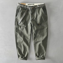Cargohose mit Gürtel | Lässiger Schnitt | Funktionale Details – Grau