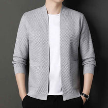 Jacquard Blazer Herren – Grau