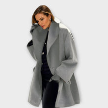 Norlina | Eleganter winddichter Mantel – Grau