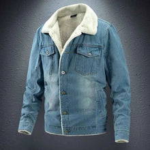 Jeansjacke Mit Futter – Hellblau