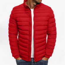 Kuldam – Stilvolle Pufferjacke Mit Reißverschluss – Rot