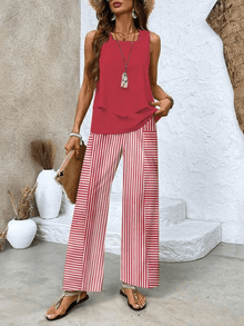 Juliette™ | Elegantes Outfit – Rot