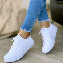Katarina | Damen Schnürer Sneaker – Weiß