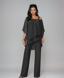Lira | Luxuriöses Lagen-Set – Schwarz
