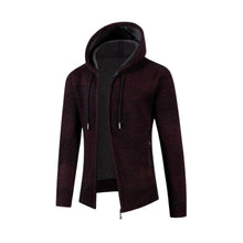LUKAS – Der gemütliche Kapuzenpullover für Herren – Weinrot