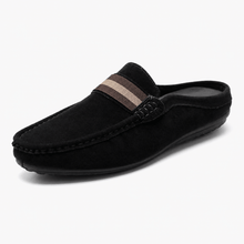 Klassische Herren Loafer Slipper Casual – Schwarz