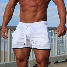 Leander | Herren Badehose Schnelltrocknend Shorts – Weiß