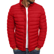 Leichte Steppjacke Herren Modern – Rot