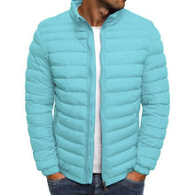 Leichte Steppjacke Herren Modern – Hellblau