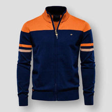 Leichte Strickjacke Herren – Orange
