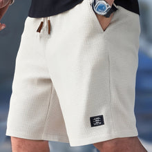 Leopold | Herren Kurze Hose mit Elastikbund – Weiß
