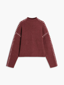 Mia™ | Cozy Oversized Sweater – Rot