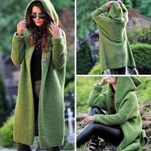 Arell | Gestrickte Strickjacke – Grün