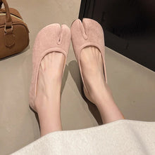 Yumi | Japanische Tabi Split-Toe Ballerinas – Beige