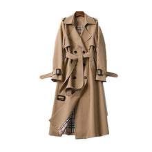 Eva | Damen Zweireihiger Trenchcoat – Beige