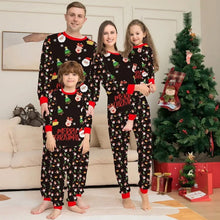 Familie Weihnachten Pyjama Satz | Warme – Schwarz