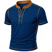 Adrion - Atmungsaktives Kurzarm Polo Hemd – Blau