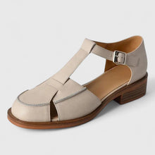 Lusia – Elegante Sandale Mit Schnallenriemen – Beige