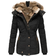 Norlina | Wasserdichter Wintermantel mit weichem Futter – Schwarz