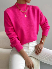 Gertrud – Strickpullover – Rosa