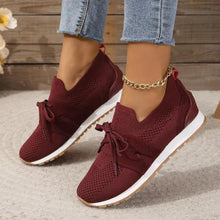 Marlene | Damen Slip-On Sneaker mit Schleife – Rot
