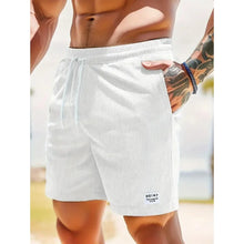 Maximilian | Herren Badeshorts mit Kordelzug – Weiß