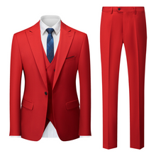 Maximilian | Herren Business Anzug Set – Rot