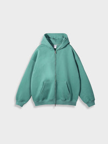 Warme Dicker Hoodie Mit Zwei Taschen Für Herren | Ideal für Winter – Grün