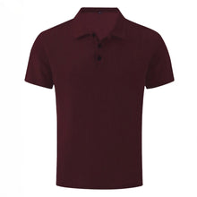 Capri - Ultrabequemes Polohemd für Männer – Merlot Rot