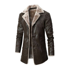 Ganter | Eleganter Wintermantel Schwarz – Braun