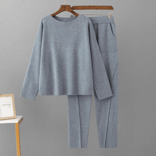 Arisha Pullover- und Hosen-Set – Blau