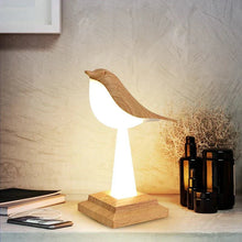 BirdLight Tischlampe – Holz