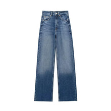 Blytthe-Jeans mit geradem Bein – Blau