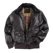 Bowen Vintage Lederjacke – Braun
