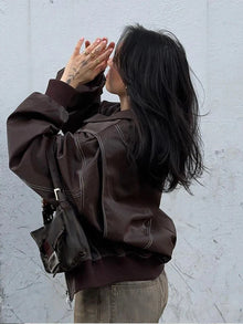 Clementine - Jacke in Übergröße - Herbstmode – Braun