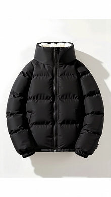 Cyrusteem - Warme Pufferjacke für Herren - Winter – Schwarz