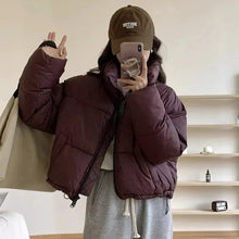 Dasha - Pufferjacke - Gekürzter Schnitt – Rot