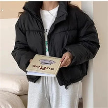 Dasha - Pufferjacke - Gekürzter Schnitt – Schwarz