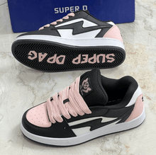 Devina - Freizeit-Sneakers - Ultraleichter Komfort – Rosa-Schwarz