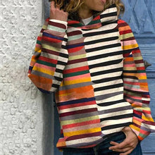 Ebba - Mehrfarbiges Sweatshirt mit Kapuze – Mehrfarbig