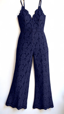 Eleonora - Boho Jumpsuit - Verstellbare Träger – Dunkelblau